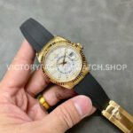 Noob Factory Rolex Sky-Dweller 336238-0003 42mm Yellow Gold Oysterflex White Dial (5) Noob Factory Rolex Sky-Dweller 336238-0003 42mm Yellow Gold Oysterflex White Dial