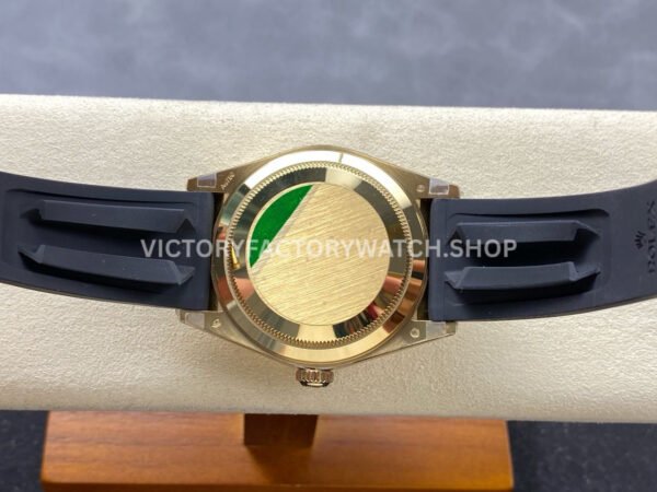 Noob Factory Rolex Sky-Dweller 336238 42mm Yellow Gold Oysterflex Green Dial