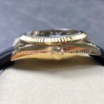 Noob Factory Rolex Sky-Dweller 336238 42mm Yellow Gold Oysterflex Green Dial