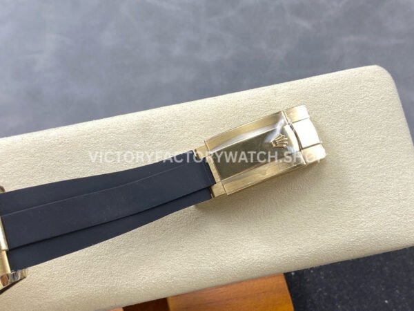 Noob Factory Rolex Sky-Dweller 336238 42mm Yellow Gold Oysterflex Green Dial