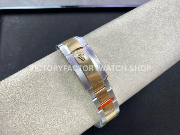 Noob Factory Rolex Sky-Dweller 336933-0001 42mm Half Yellow Gold Champagne Dial