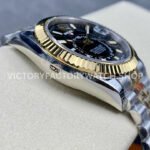 Noob Factory Rolex Sky-Dweller 336933-0004 42mm Half Yellow Gold Black Dial Jubilee