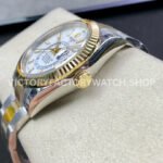 Noob Factory Rolex Sky-Dweller 336933-0005 42mm Half Yellow Gold White Dial (9) Noob Factory Rolex Sky-Dweller 336933-0005 42mm Half Yellow Gold White Dial