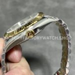 Noob Factory Rolex Sky-Dweller 336933-0006 42mm Half Yellow Gold White Dial Jubilee