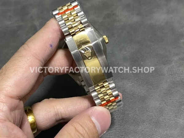 Noob Factory Rolex Sky-Dweller 336933-0006 42mm Half Yellow Gold White Dial Jubilee