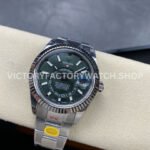 Noob Factory Rolex Sky-Dweller 336934-0001 42mm Full 904L Green Dial (5) Noob Factory Rolex Sky-Dweller 336934-0001 42mm Full White Gold Green Dial
