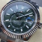 Noob Factory Rolex Sky-Dweller 336934-0001 42mm Full 904L Green Dial (6) Noob Factory Rolex Sky-Dweller 336934-0001 42mm Full White Gold Green Dial
