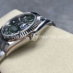 Noob Factory Rolex Sky-Dweller 336934-0001 42mm Full 904L Green Dial (9) Noob Factory Rolex Sky-Dweller 336934-0001 42mm Full White Gold Green Dial