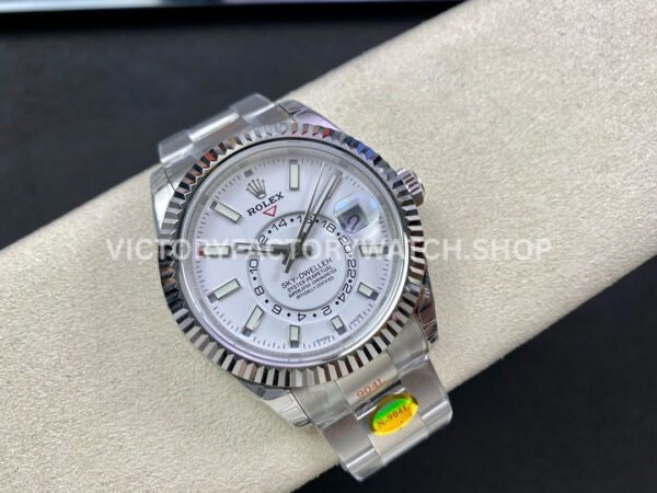 Noob Factory Rolex Sky-Dweller 336934-0003 42mm Full 904L White Dial (3) Noob Factory Rolex Sky-Dweller 336934-0003 42mm Full 904L White Dial