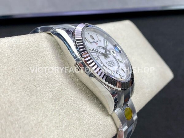Noob Factory Rolex Sky-Dweller 336934-0003 42mm Full 904L White Dial (4) Noob Factory Rolex Sky-Dweller 336934-0003 42mm Full 904L White Dial