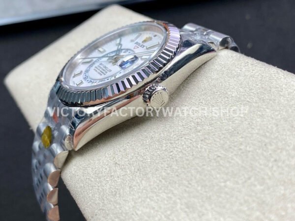 Noob Factory Rolex Sky-Dweller 336934-0004 42mm Full 904L White Dial Jubilee (8) Noob Factory Rolex Sky-Dweller 336934-0004 42mm Full 904L White Dial Jubilee