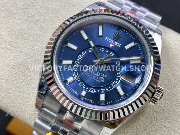 Noob Factory Rolex Sky-Dweller 336934-0006 42mm Full 904L Blue Dial Jubilee