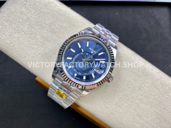 Noob Factory Rolex Sky-Dweller 336934-0006 42mm Full 904L Blue Dial Jubilee