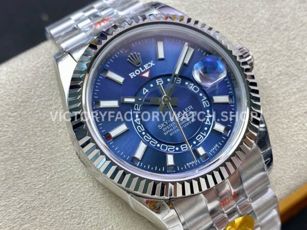 Noob Factory Rolex Sky-Dweller 336934-0006 42mm Full 904L Blue Dial Jubilee