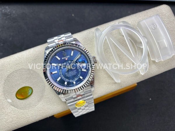 Noob Factory Rolex Sky-Dweller 336934-0006 42mm Full 904L Blue Dial Jubilee