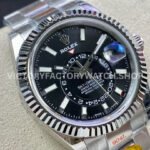 Noob Factory Rolex Sky-Dweller 336934-0007 42mm Full 904L Black Dial