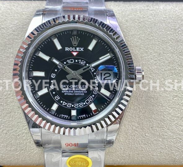 Rolex Sky-Dweller 336934 replica dial texture
