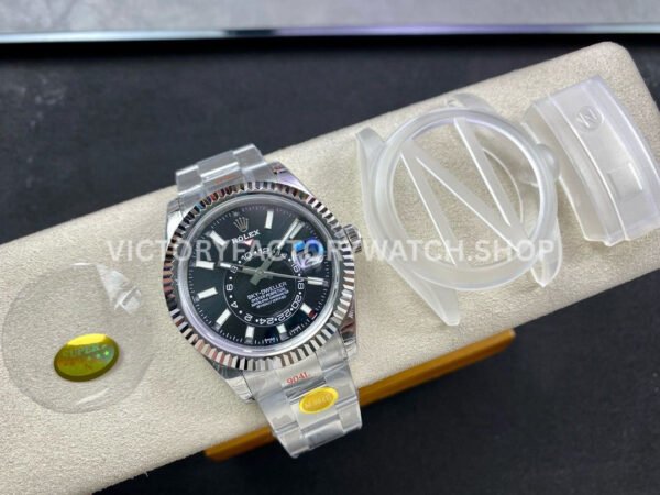 Noob Factory Rolex Sky-Dweller 336934-0007 42mm Full 904L Black Dial