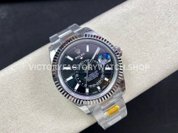Noob Factory Rolex Sky-Dweller 336934-0007 42mm Full 904L Black Dial