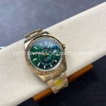 Noob Factory Rolex Sky-Dweller 336938-0007 42mm Yellow Gold Green Dial
