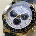 QF Factory Counterweight Rolex Daytona 116518LN-0076 40mm Yellow Gold Oysterflex Meteorite Dial