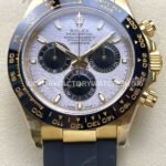 QF Factory Daytona 116518LN yellow gold replica watch