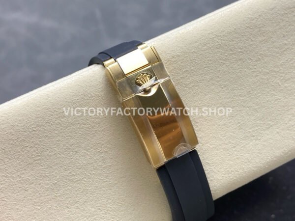 QF Factory Counterweight Rolex Daytona 116518LN-0076 40mm Yellow Gold Oysterflex Meteorite Dial