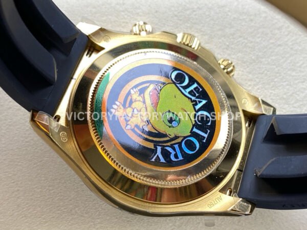 QF Factory Counterweight Rolex Daytona 116518LN-0076 40mm Yellow Gold Oysterflex Meteorite Dial