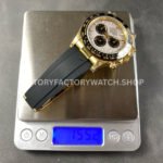 QF Factory Counterweight Rolex Daytona 116518LN-0076 40mm Yellow Gold Oysterflex Meteorite Dial