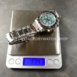 QF Factory CounterWeight Rolex Daytona 126506-0004 40mm Full Platinum Arabic Numerals Ice Blue Dial