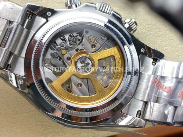 QF Factory CounterWeight Rolex Daytona 126506-0004 40mm Full Platinum Arabic Numerals Ice Blue Dial