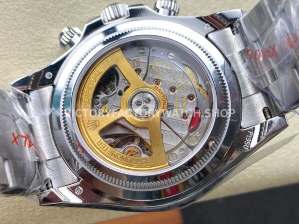 QF Factory CounterWeight Rolex Daytona 126506-0004 40mm Full Platinum Arabic Numerals Ice Blue Dial