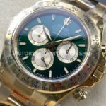 QF Factory CounterWeight Rolex Daytona 126508-0008 40mm Full Yellow Gold Green Dial