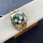 QF Factory CounterWeight Rolex Daytona 126508-0008 40mm Full Yellow Gold Green Dial