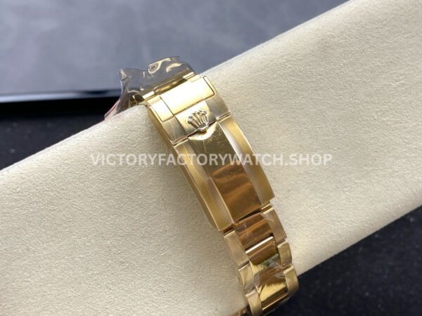 QF Factory CounterWeight Rolex Daytona 126508-0008 40mm Full Yellow Gold Green Dial