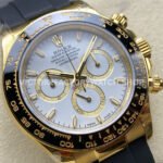 QF Factory CounterWeight Rolex Daytona 126518LN-0002 40mm Yellow Gold Oysterflex White Dial (8) QF Factory Counterweight Rolex Daytona 126518LN-0002 40mm Yellow Gold Oysterflex White Dial