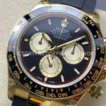 QF Factory CounterWeight Rolex Daytona 126518LN-0004 40mm Yellow Gold Oysterflex Black Dial (5) QF Factory Counterweight Rolex Daytona 126518LN-0004 40mm Yellow Gold Oysterflex Black Dial