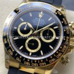 QF Factory CounterWeight Rolex Daytona 126518LN-0008 40mm Yellow Gold Oysterflex Black Dial (1) QF Factory CounterWeight Rolex Daytona 126518LN-0008 40mm Yellow Gold Oysterflex Black Dial
