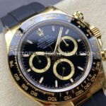 QF Factory CounterWeight Rolex Daytona 126518LN-0008 40mm Yellow Gold Oysterflex Black Dial (2) QF Factory CounterWeight Rolex Daytona 126518LN-0008 40mm Yellow Gold Oysterflex Black Dial