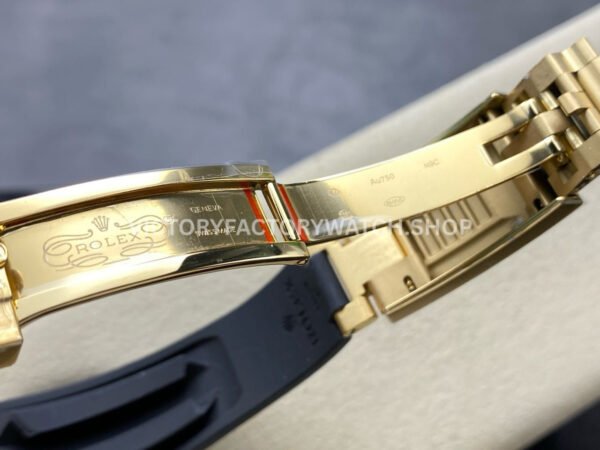 QF Factory CounterWeight Rolex Daytona 126518LN-0008 40mm Yellow Gold Oysterflex Black Dial (3) QF Factory CounterWeight Rolex Daytona 126518LN-0008 40mm Yellow Gold Oysterflex Black Dial