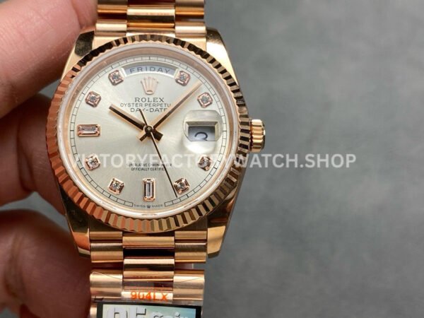 Rolex Day-Date super clone rose gold