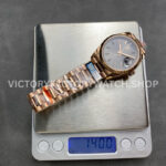 QF Factory Counterweight Rolex Day-Date 128235 36mm Full Rose Gold Grey Dial (5) QF Factory Counterweight Rolex Day-Date 128235 36mm Full Rose Gold Grey Dial