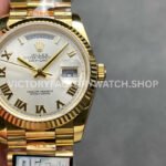 QF Factory Day-Date yellow gold replica