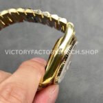 QF Factory Counterweight Rolex Day-Date 128238-0076 36mm Full Yellow Gold Roman Numerals W (4) QF Factory Counterweight Rolex Day-Date 128238-0076 36mm Full Yellow Gold Roman Numerals White Dial