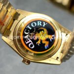 QF Factory Counterweight Rolex Day-Date 128238-0076 36mm Full Yellow Gold Roman Numerals W (6) QF Factory Counterweight Rolex Day-Date 128238-0076 36mm Full Yellow Gold Roman Numerals White Dial