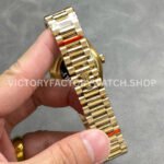 QF Factory Counterweight Rolex Day-Date 128238-0076 36mm Full Yellow Gold Roman Numerals W (7) QF Factory Counterweight Rolex Day-Date 128238-0076 36mm Full Yellow Gold Roman Numerals White Dial