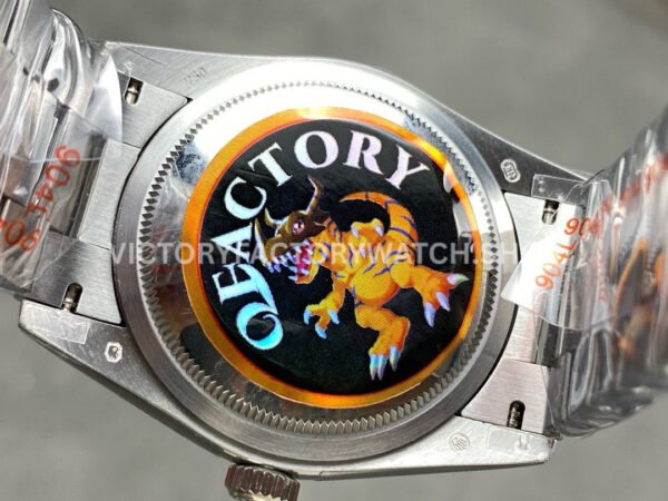 QF Factory Counterweight Rolex Day-Date 128239-0059 36mm Full 904L Roman Numerals White Dial (7) QF Factory Counterweight Rolex Day-Date 128239-0059 36mm Full 904L Roman Numerals White Dial