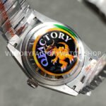 QF Factory Counterweight Rolex Day-Date 128239-0063 36mm Full 904L Roman Numerals Blue Dial