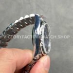 QF Factory Counterweight Rolex Day-Date 128239-0063 36mm Full 904L Roman Numerals Blue Dial