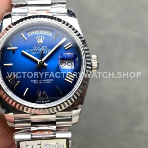 QF Factory Day-Date 128239 3255 replica watch